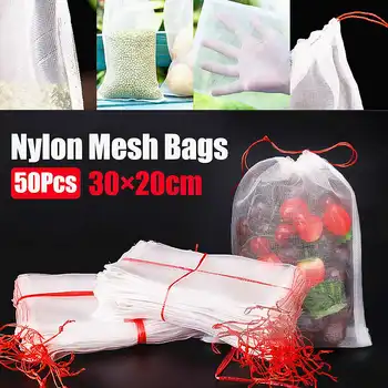 

Netting Bags Tool Garden Fruit Barrier Cover for Grape Fig Flower Vegetable Plant Covers Protection from Insect Mosquito Bug