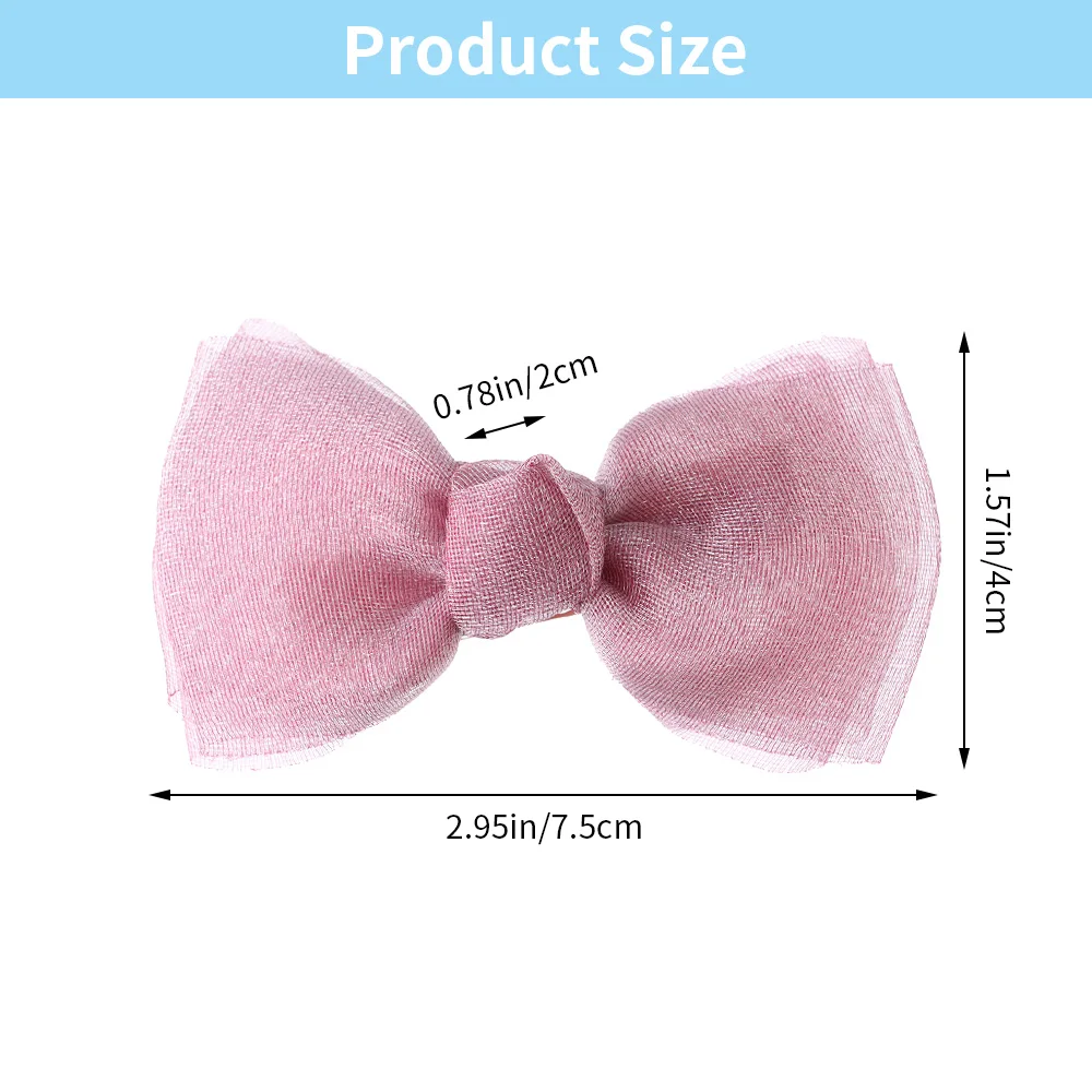 baby accessories crochet 2PCS/Set New Cute Colorful Bow Hair Clips For Girls Sweet Headband Hair Ornament Barrettes Hairpin Kids Fashion Hair Accessories best Baby Accessories