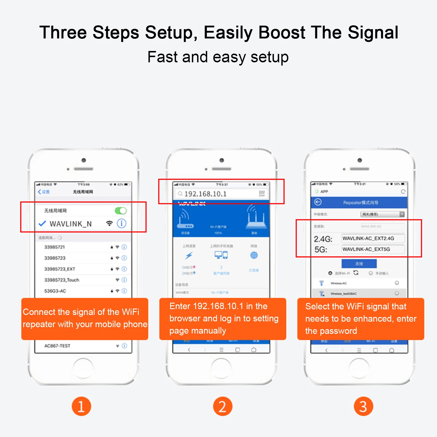 1200Mbps Repater Mở Rộng Kép Tăng Tín Hiệu WiFi 2.4G & 5G Tầm Xa Lặp Tín Hiệu 4 × 5 Dbi Anten Điểm Truy Cập wifi router