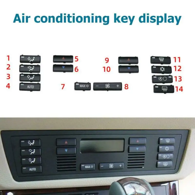 BMW E53 E39 M5 X5 REPLACEMENT CLIMATE CONTROL FRONT WINDSCREEN DEMISTER BUTTON