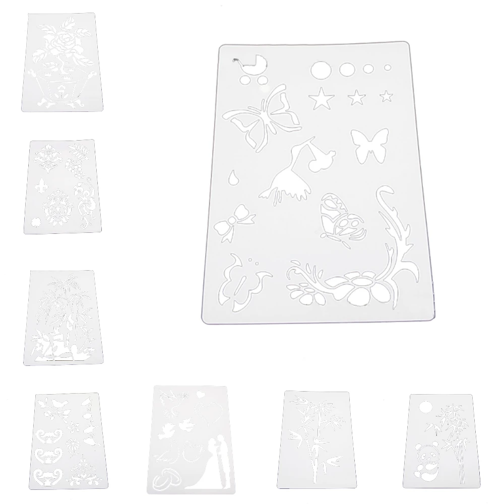 

Lychee Life Peony Flower Spray Pattern Stencil Cake Dessert Decoration Spray Mold DIY Embossing Cake Mould Pastry Baking Tools
