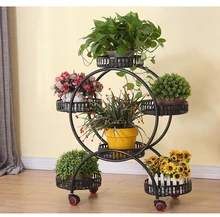 Best Offers Portable flower stands with wheels metal plant holder flower pot trays large storage rack for home living room garden decor Best Offers Portable flower stands with wheels metal plant holder flower pot trays large storage rack for home living room garden decor
