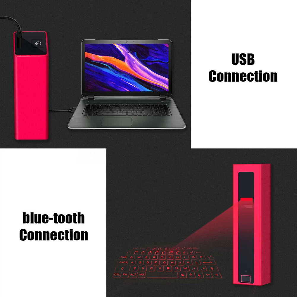 Телефон, ПК, планшет, Bluetooth, Беспроводная usb зарядка, мини умная лазерная проекционная мышь, виртуальная клавиатура, портативный ноутбук для IOS