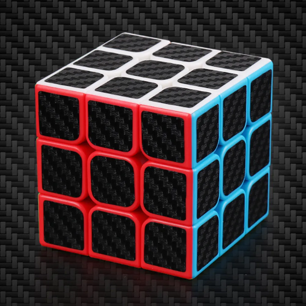 3x3x3 скоростной кубик, наклейка из углеродного волокна для гладкого магического кубика, пазлы, профессиональные качественные игрушки для детей, антистрессовые подарки, Новинка