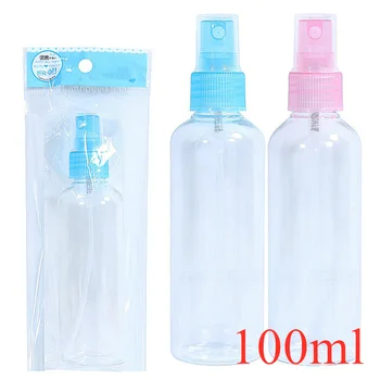 

1PC 100ml spray bottle Empty Cosmetic Pot Makeup Face Lotion Atomizer Sample Bottle Clear Essential Oil Perfume Cosmetic Sprayer