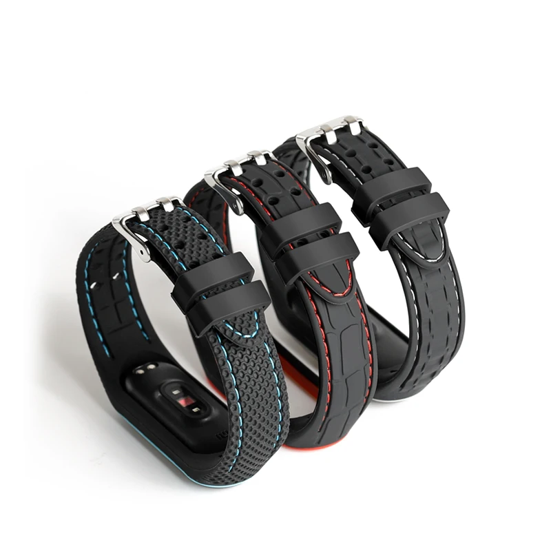 Для Xiaomi mi ремешок 4 ремешок силиконовый браслет mi Band 4 3 mi Band 4 mi Band 4 ремешок на запястье Xiomi mi Band 4 аксессуары
