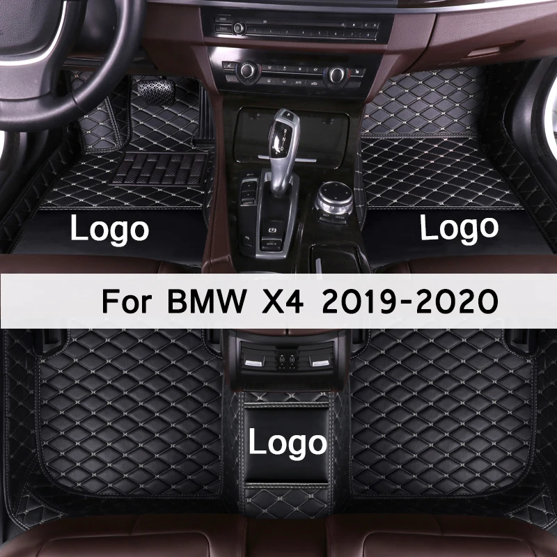 Кожаные автомобильные напольные коврики MIDOON для BMW X4 2019 2020 индивидуальные