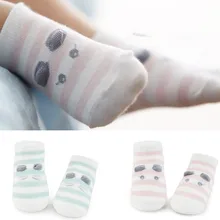 Южнокорейские весенне-осенние новые стильные детские хлопковые носки с рисунком животных для мальчиков и девочек Нескользящие Детские носки