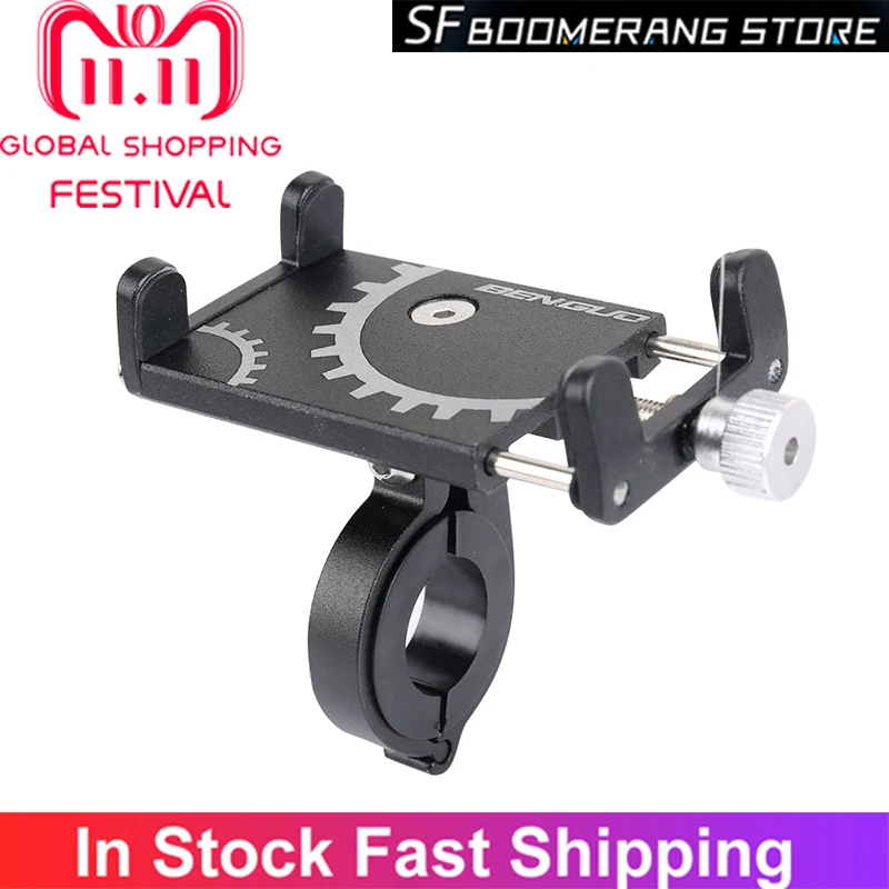

Bike Accessories Aluminum Bicycle Phone Mount Bracket Adjustable Bike Phone Stand Holder Bike Accessories Bike Rack Cycling Part