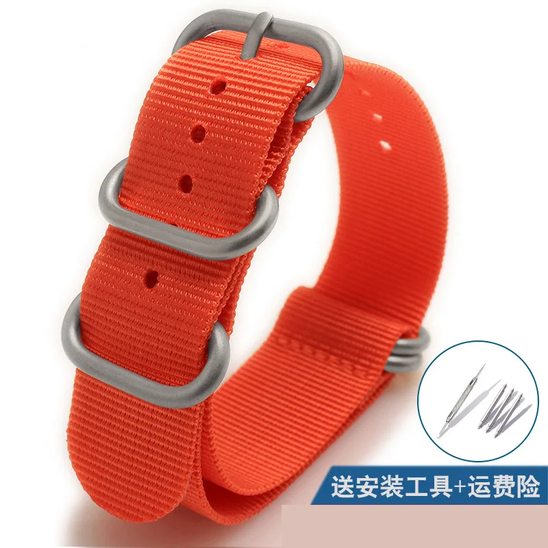 Nylon Sport Fashion Watch Strap - Durable, Hand-Sewn Bracelet