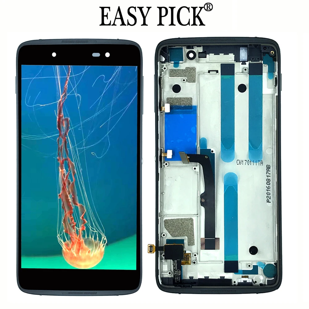 

For BlackBerry DTEK50 RJE181LW STH100-1 STH100-2 LCD Display Touch Screen Digitizer Assembly With Frame Free Tools