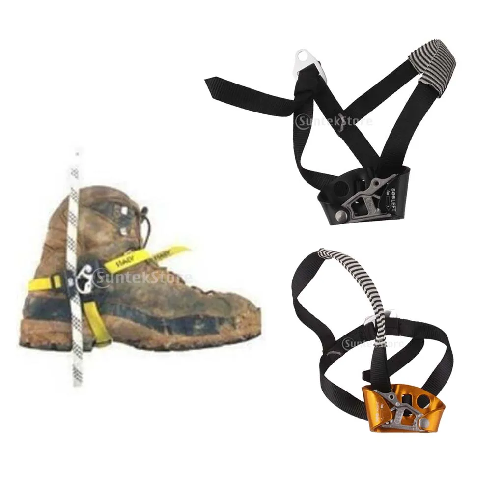Arborist Mountaineering Tree Rock Climbing Right/ Left Foot Ascenders Device