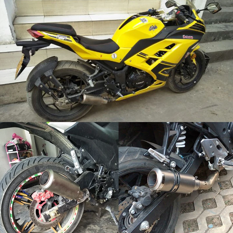 Лазерная маркировка логотип Италия мотоцикл Выхлопная труба akrapovic для Honda Pcx протектор Escape Fz8 Bws 125 Bn600 Ktm