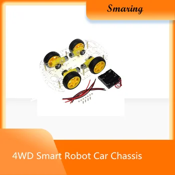 

4WD Smart Robot Car Chassis Kits with Speed Encoder New smart car chassis
