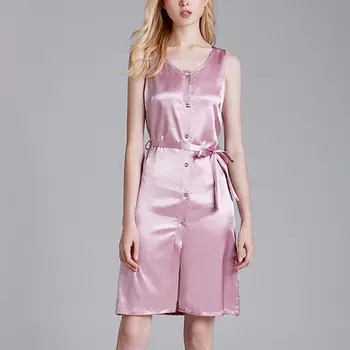 

Women Bathrobes Simulation Silk Home Sleepwear Nightwear ropa interior sexy