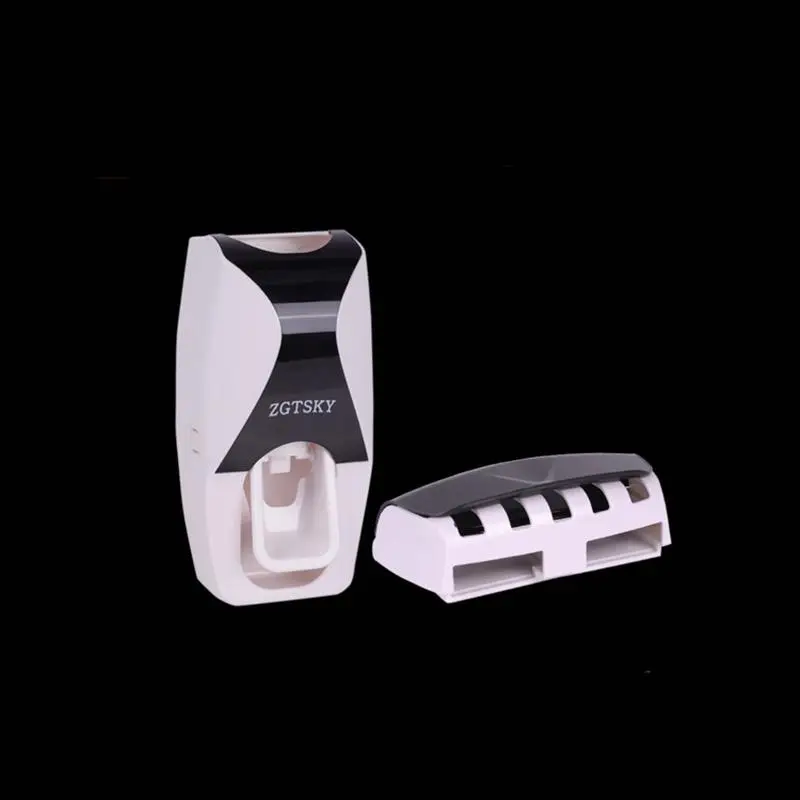 Bathroom Automatic Toothpaste Dispenser Toothbrush Holder Set Stand Home Tool