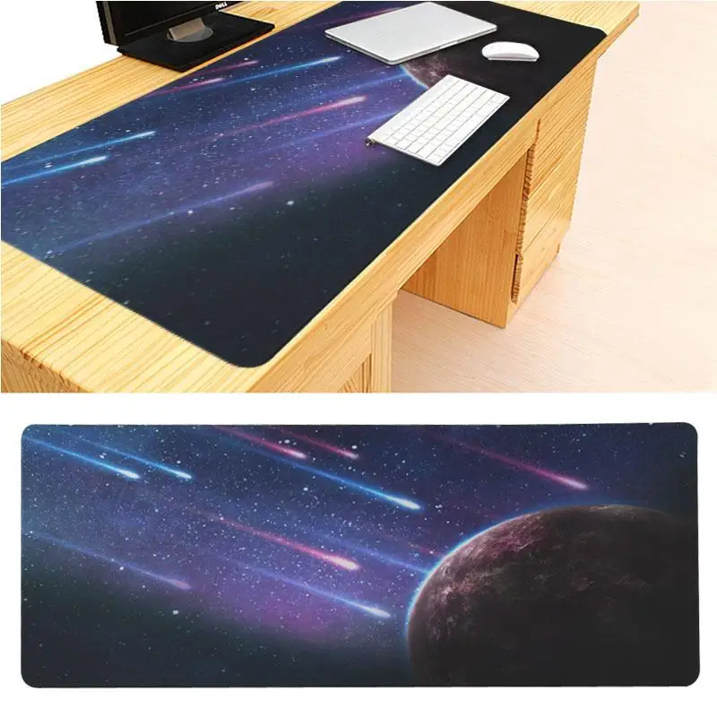 30x90cm Congsipad космический огонь планеты большой коврик для мыши ПК компьютерный коврик Размер для 30x90x0,2 см коврики для игровой мыши - Цвет: 30x90cm