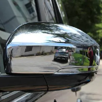 

Wing Rear View Mirror Decorative Cover Sticker Trim for Land Rover Discovery 4 Discovery4 Range Rover Sport Chrome Accessories