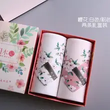 Хлопковый носовой платок для женщин вишня в цвету 43*43 см для ухода за ребенком для мам