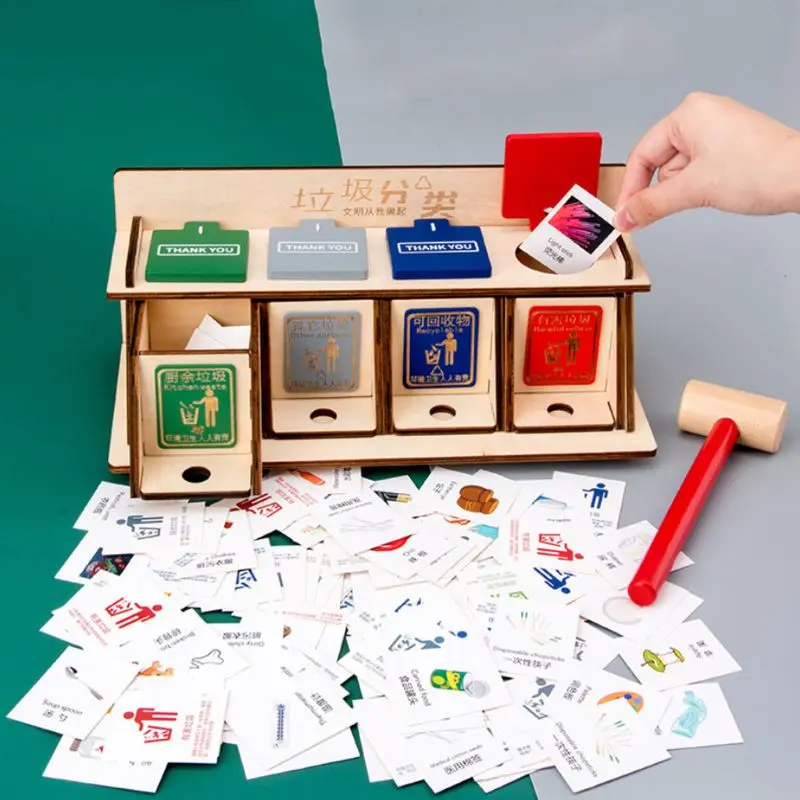 

Rubbish Sorting for Children Early Learning Intelligence Tablegame Interactive Parent-Child Party Garbage Classification Game