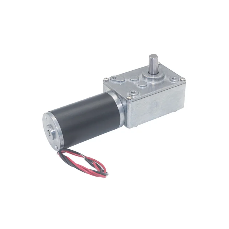 tipo Poderoso da Caixa de Engrenagens do Sem-fim do Metal do Turbocompressor do Torque de Dc12v 24v-eixo de d Inverteu a Baixa Velocidade 70kg. Motor da Engrenagem do Sem-fim do Auto-fechamento do cm o