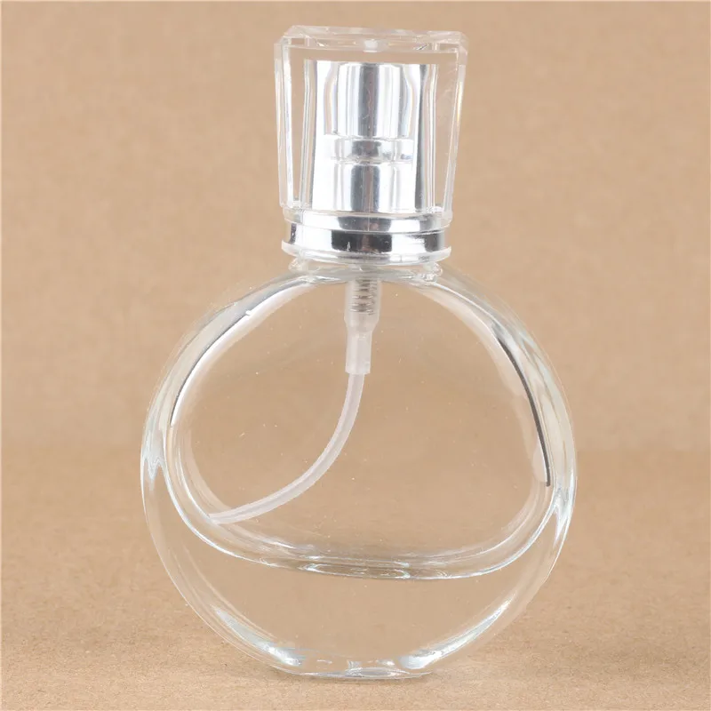 PT186-25ML объемный прозрачный парфюмерный флакон стеклянная косметическая бутылка с распылителем бутылка 50 шт+ 50 мл 50 шт