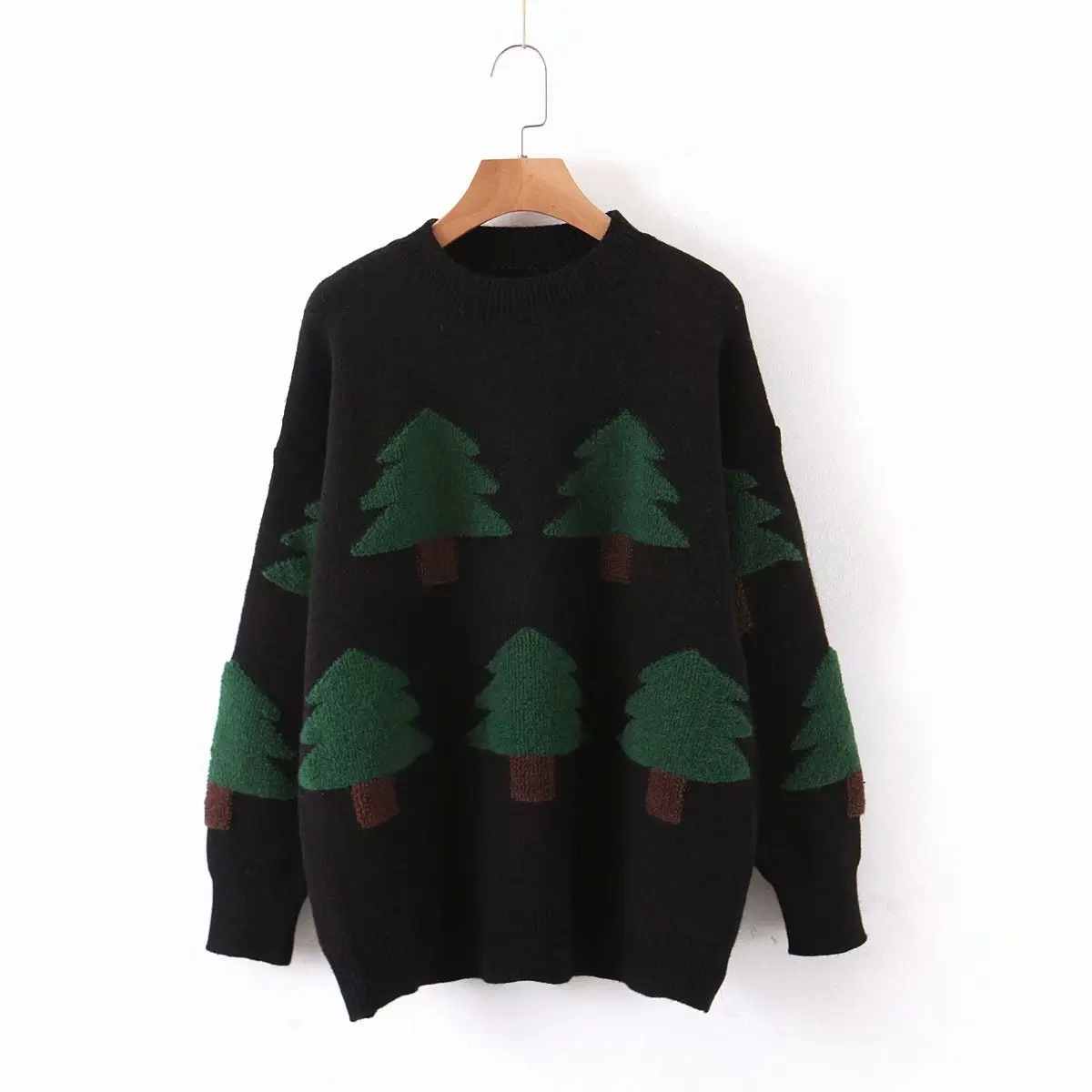 

A Generation of Christmas Sweater Pullover 2019 Korean-style Winter Knitted Sweater Embroidered Tops Entity