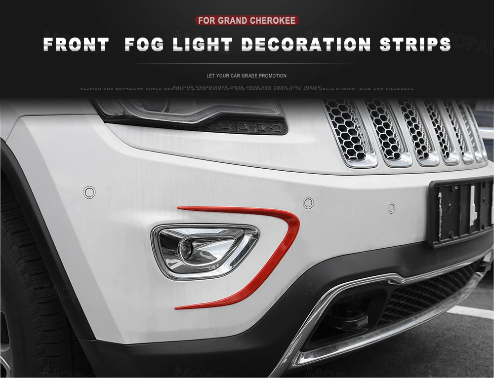 Car front fog light lamp decoration cover