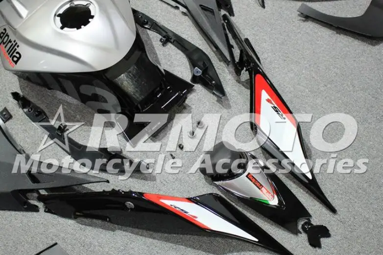 Литьевая Форма ABS полный обтекатель комплект подходит для Aprilia RS4 50 125 2012 2013 12 13 14 15 на заказ серебро красный