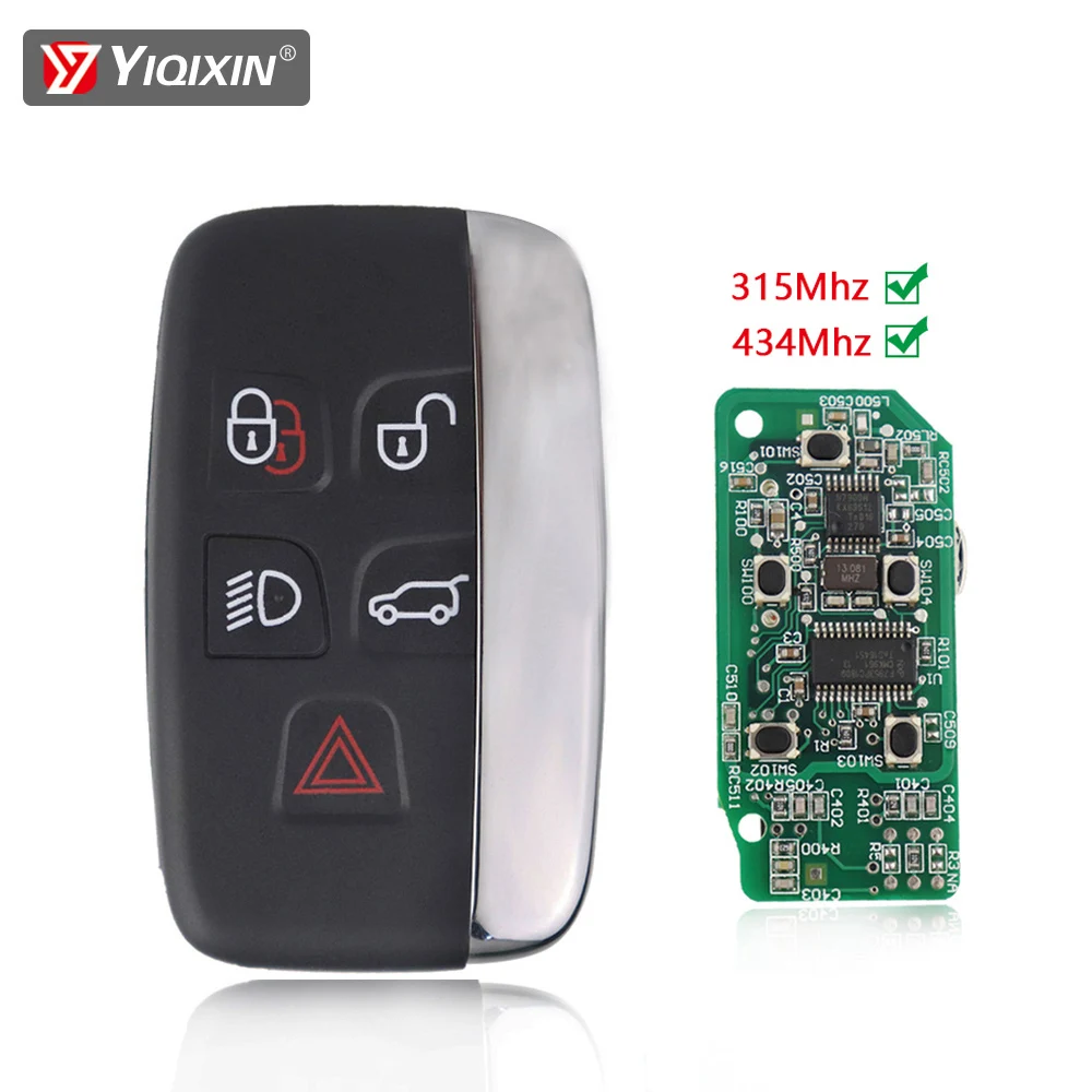

Дистанционный Автомобильный ключ YIQIXIN для Land Rover Discovery 4 Freelander Smart Range Rover Sport Evoque 2012-2015 315/434 МГц для Jaguar XFL