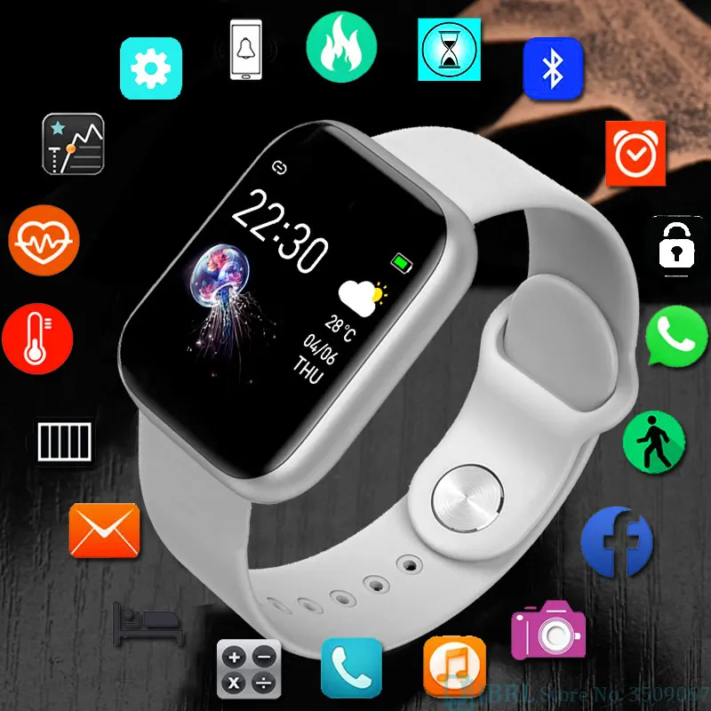 Умные часы Full Touch для мужчин и женщин умные Android IOS электронные смарт-часы