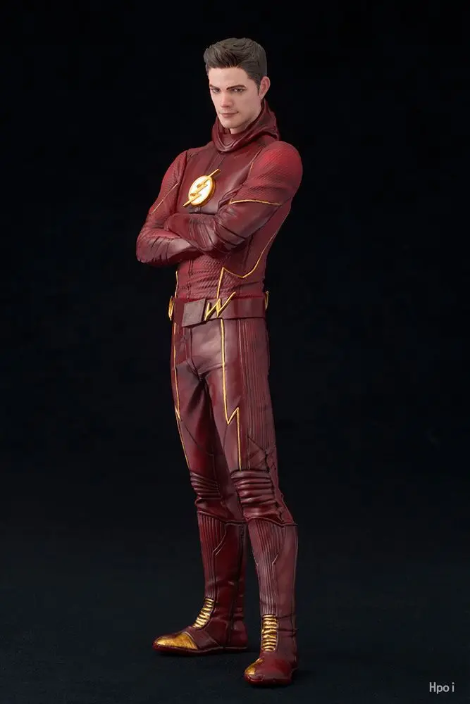 DC Cartoon Hero Flash флэш Барри Аллен в коробке гаражный комплект