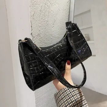 Fashion Exquisite Shopping Bag Retro Casual Women Totes Shoulder Bags Female Leather Solid Color Chain Handbag for Women 2021 1