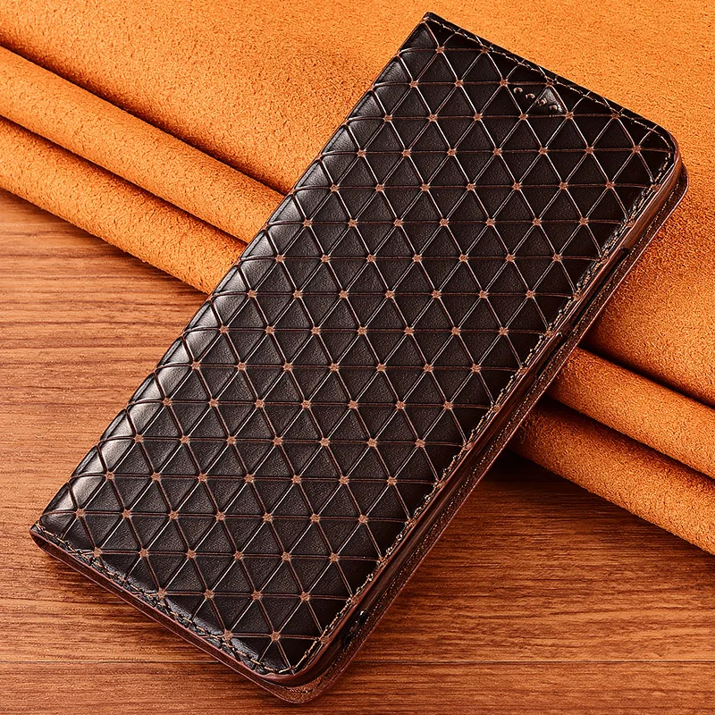 Коричневый Чехол-книжка с подставкой для телефона Xiaomi mi 9 9S Se Lite Pro из натуральной коровьей кожи с карточным дизайном для Xiao mi 9 9S Pro Lite - Цвет: Коричневый