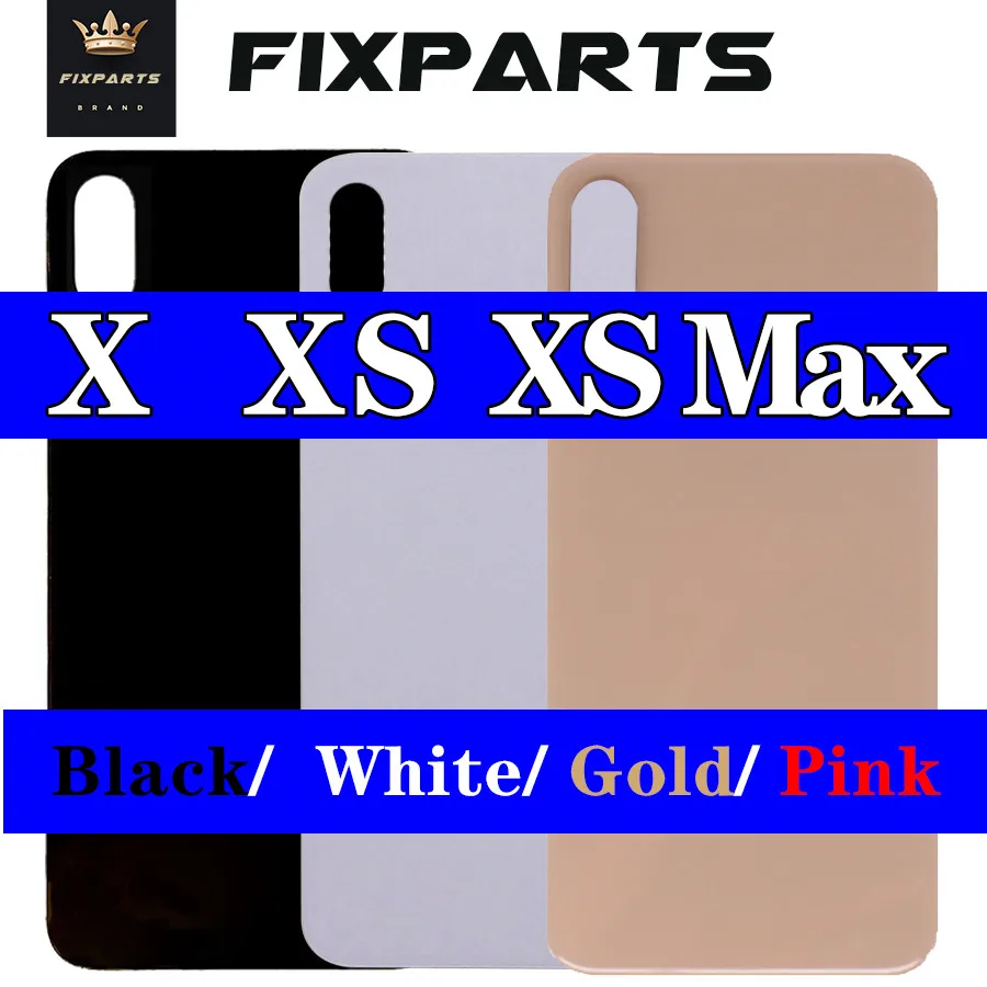 100% протестированная задняя крышка черный белый чехол для iphone X XS MAX XR Задняя