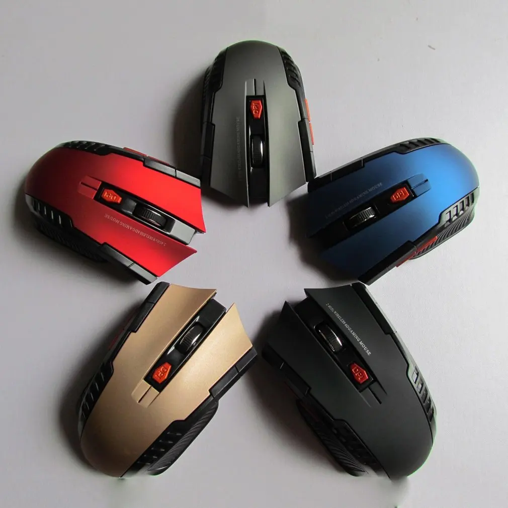 Беспроводная игровая USB мышь 2 4 ГГц с 6 кнопками прочная 113 оптическая