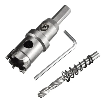 

Multi Reaming Drill Carbide Tip Metal Cutter Hole Saw With Wrench Twist Drill Bit Sets for Metal Wood Hole Punching Hand Tools