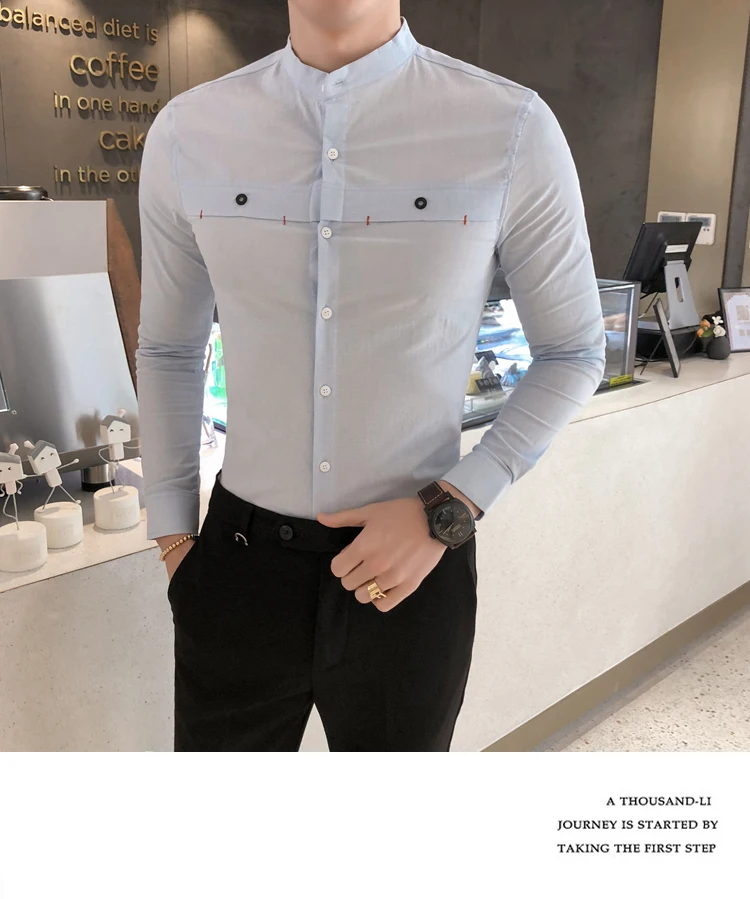 Сплошного цвета с кнопками украшения рубашки рубашка Camisa Hombre одежда мужские вечерние Клубные свадебные рубашки мужские Chemise Homme Camisa Masculina мужские