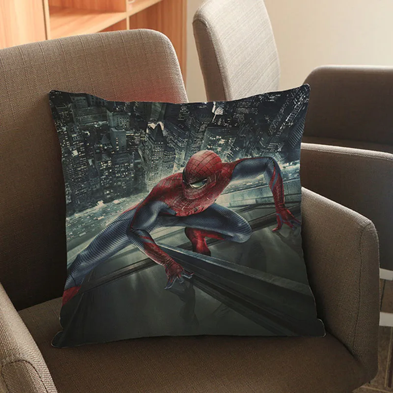 1pcs 45x45cm Avengers 2 Austrian Era Decorative Pillow Peach Skin Sofa Cushion Waist Pillow Cover Decorative Cushion Cover