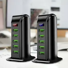 Новые 5 шт/упаковка, Порты и разъёмы USB вилка стандарта Великобритании зарядная док станция настольная подставка Зарядное устройство концентратор для мобильного телефона