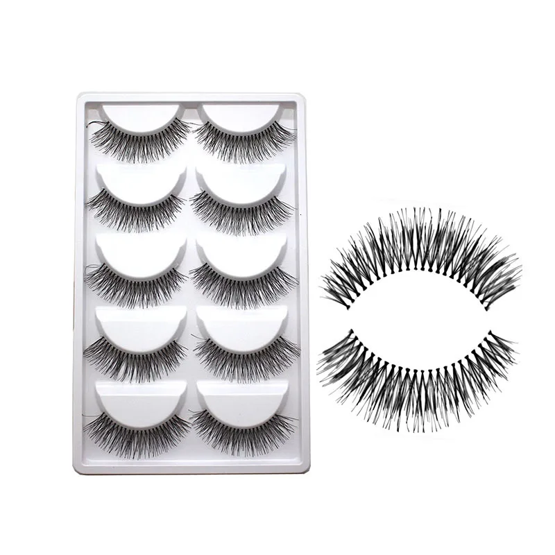 

100 Boxes Fake eyelashes Natural Long False Eyelashes 100% Hand Made High Quality Fake Eyelash