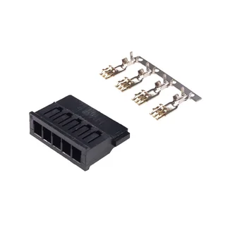 

10 Lots SATA Serial Port Power Connector housing Plug Short type + Crimp Terminal gold plate for SATA Hard Drive Computer