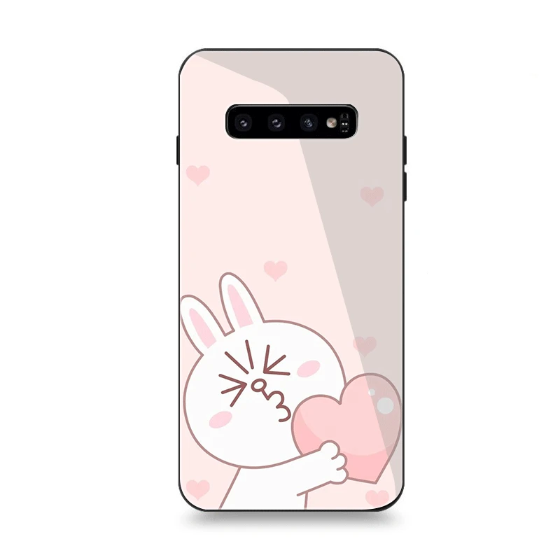 Чехол для телефона Стекло для samsung A10 A20 A30 A40 A50 A60 A70 S7 край S8 S9 S10 плюс линии крышки друзья милый стиль