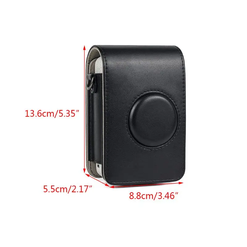 PU кожаный защитный чехол сумка для камеры с плечевым ремнем для Fujifilm Mini Liplay