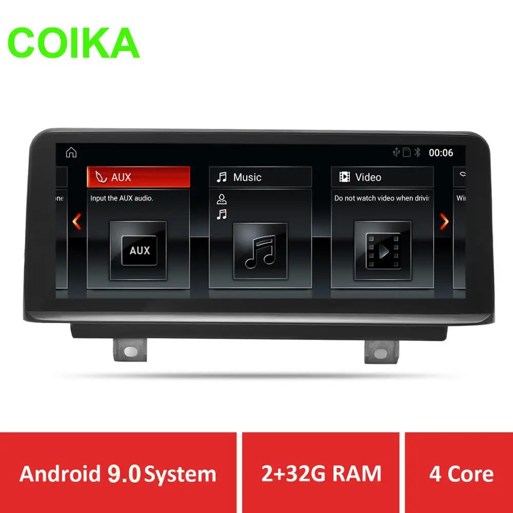 COIKA 10,2" Система Android 9,0 ips Touuch экран радио для BMW F20 F21 F23 кабрио gps Navi Стерео wifi BT Музыка SWC 2+ 32G