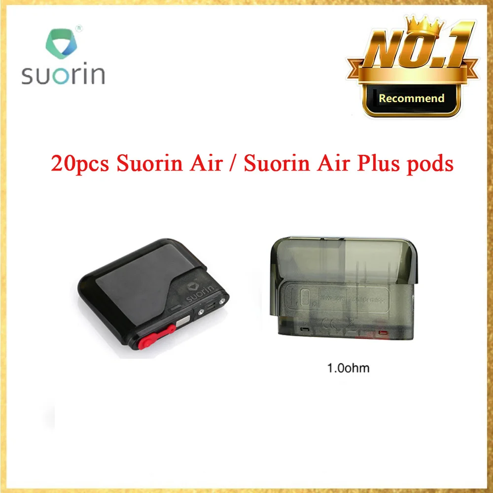 Оригинальный картридж Suorin Air 2 мл Plus 1 Ом 3 5 0 вейп POD для набора электронной