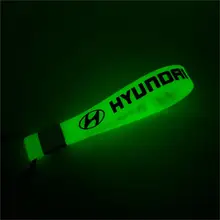 Светящийся автомобильный брелок с эмблемой чехол для Solaris ix35 i20 i30 i40 HYUNDAI Tucson CRETA Santa fe