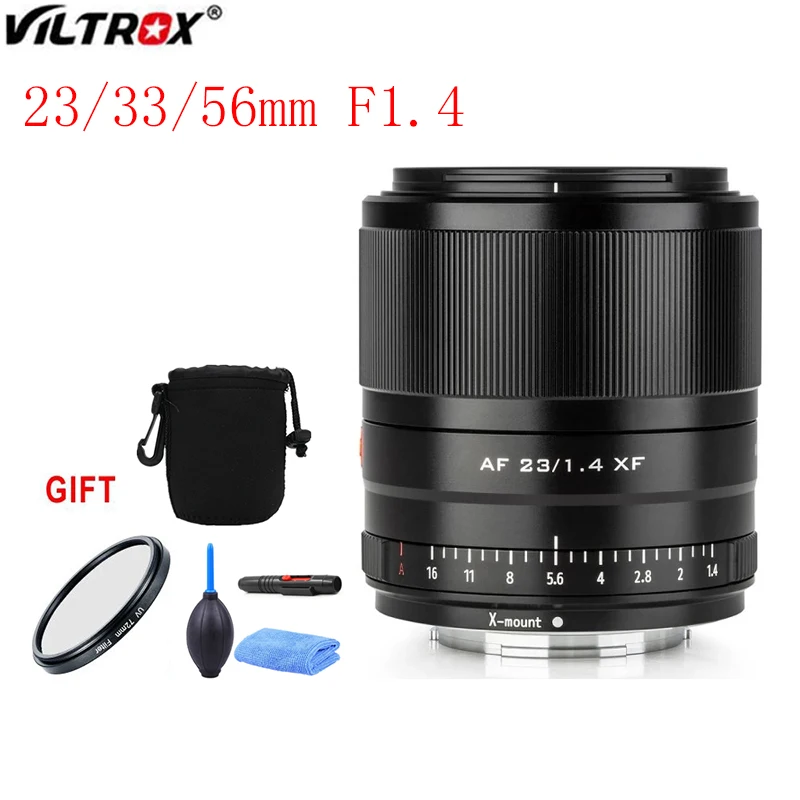 Viltrox 23/33/56 мм F1.4 STM Авто фокус фиксированный объектив с широкой диафрагмой