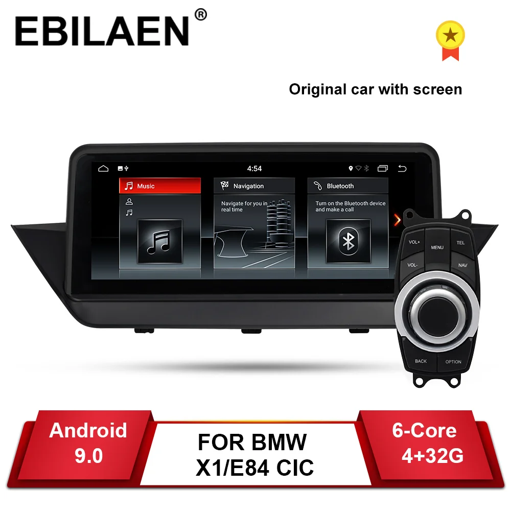 Автомобильный DVD gps Raido плеер EBILAEN Android 9,0 для BMW X1 E84 2009- CIC Мультимедиа Навигация Авто iDrive 2 ГБ+ 32 Гб Камера