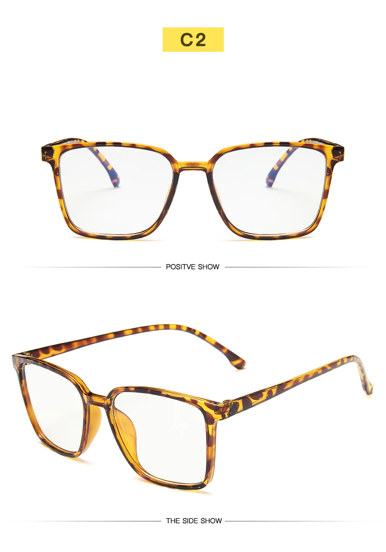 Квадратная оправа для очков, женские классические винтажные оправы для очков, мужские Оптические Компьютерные очки, прозрачные очки, анти-синие линзы